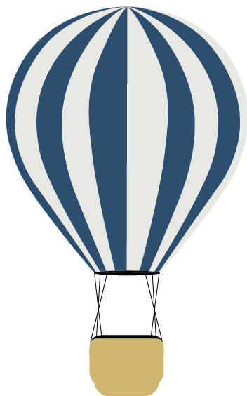 hot air balloon from excelsior logo